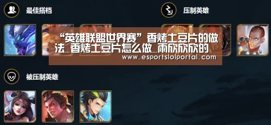 “英雄联盟世界赛”香烤土豆片的做法_香烤土豆片怎么做_雨欣欣欣的菜谱(图2) 世界赛官网